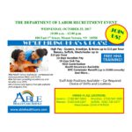 Recruitment Ad Dept of Labor